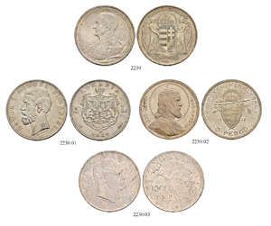 Diverse Münzen -. Rumänien. 5 ... 