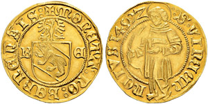 Doppelter Goldgulden 1492. ... 