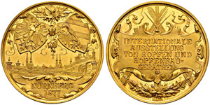 Nürnberg, Stadt - Goldmedaille ... 