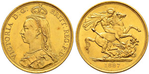 Victoria, 1837-1901.  - 2 Pounds ... 
