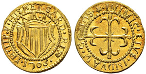 Cagliari - Filippo V. 1700-1718.  ... 