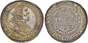 Ferdinand III. 1637-1657.  - Taler ... 