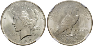 1 Dollar 1923. Peace-Dollar. NGC ... 