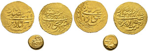 INDIEN - Goldmünzen diverse o. J. ... 