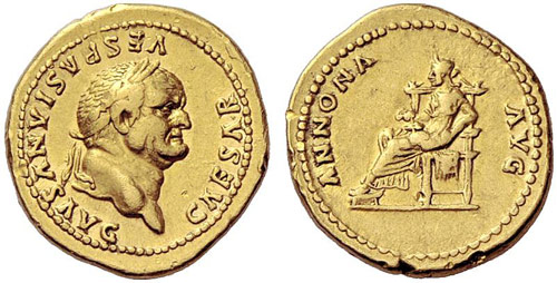 ROMAN EMPIRE - Vespasianus, 69-79. ... 