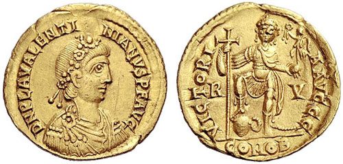 ROMAN EMPIRE - Valentinian III. AD ... 