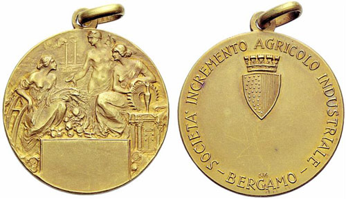 ITALIEN - Bergamo - Goldmedaille ... 