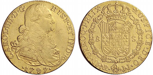 KOLUMBIEN - Carlos IV. 1788-1808. ... 