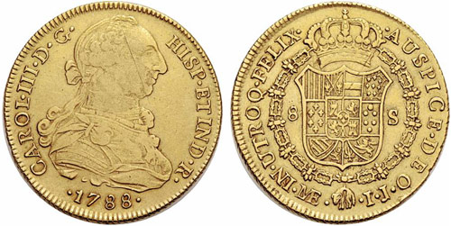 PERU - Carlos III. 1759-1788. 8 ... 