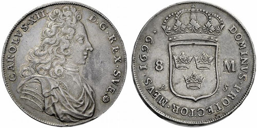 SCHWEDEN - Karl XII. 1697-1718. 8 ... 