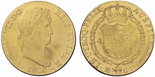 SPANIEN - Fernando VII. 1808-1833. ... 
