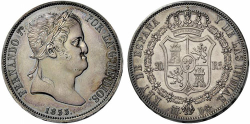 SPANIEN - Fernando VII. 1808-1833. ... 