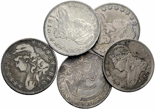 USA - Lot ½ Dollars 1810, ... 