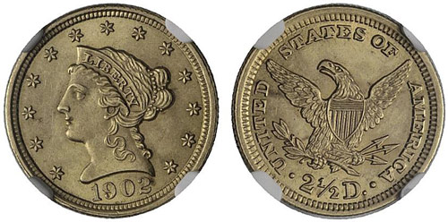 USA - 2 ½ Dollars 1902. NGC ... 