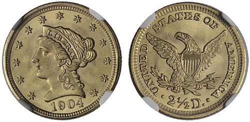 USA - 2 ½ Dollars 1904. NGC ... 