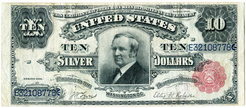 USA - Banknoten - 10 Dollars in ... 