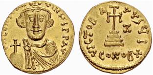 Constans II, 641-668. Solidus ... 