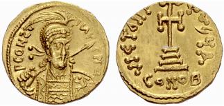Constantinus IV, 668-685. Solidus ... 