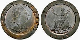 George III. 1760-1820. 2 Pence ... 