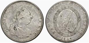George III. 1760-1820. Dollar ... 