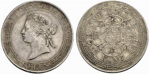 Victoria, 1842-1901. Dollar 1867. ... 