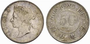Victoria, 1842-1901. 50 Cents ... 