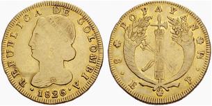 Republik Kolumbien, 1821-1837. 8 ... 