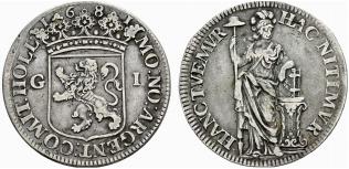 HOLLAND, PROVINZ - 1 Gulden 1681. ... 