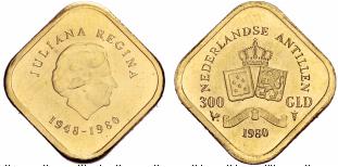 Juliana 1948-1980. 300 Gulden ... 