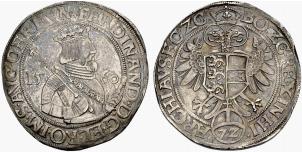 Ferdinand I. 1521-1564. Taler zu ... 