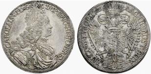 Karl VI. 1711-1740. Taler 1721, ... 