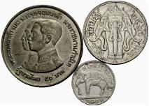 Rama VII. 1925-1935. 1 Baht 1913. ... 