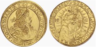 Leopold I. 1657-1705. 5 Dukaten ... 