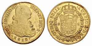 Fernando VII. 1808-1821. 8 Escudos ... 