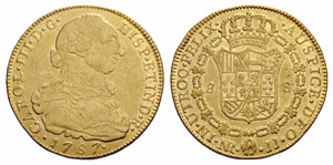Carlos III. 1759-1788. 8 Escudos ... 
