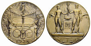 Amsterdam - Bronzemedaille 1928. ... 