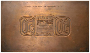 DEUTSCHLAND - Kupferdruckplatte ... 