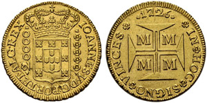 João V. 1706-1750. 20000 Reis ... 
