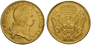 João V. 1706-1750. 12800 Reis ... 