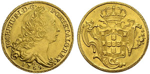 José I. 1750-1777. 6400 Reis ... 