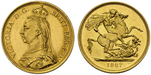 Victoria, 1837-1901. 2 Pounds ... 