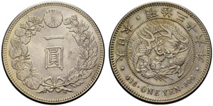 Mutsuhito, 1867-1912. 1 Yen 1903. ... 
