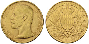 Albert I. 1889-1922. 100 Francs ... 