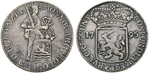 Zeeland - Silberdukat 1795. 27.60 ... 