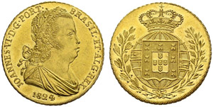 João VI. 1799-1826. Peca 1824, ... 