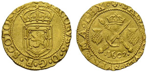 James VI. 1567-1625. ½ Sword and ... 
