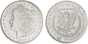 1 Dollar 1883, Carson City. In ... 