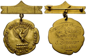 Goldmedaille o. J. (1908). ... 