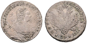 1757. Mintage for the Baltic Area ... 