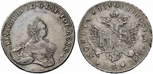 Elizabeth, 1741-1761 - Mintage for the ... 